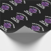 Grapste moeder in de wereld grappige fruitpun donk cadeaupapier (Hoek)