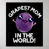 Grapste moeder in de wereld grappige fruitpun donk poster (Voorkant)