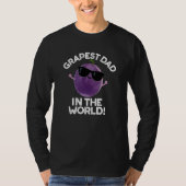 Grapste pap in de wereld grappige fruitpun donker t-shirt (Voorkant)