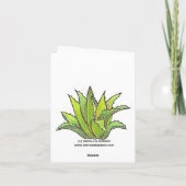 Graptopetalum waterverf kaart (Achterkant)