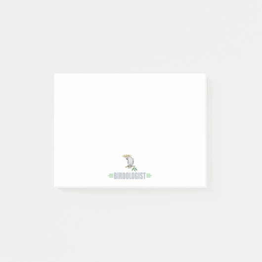 Grapvogel liefhebber's Kokkeliet Post-it® Notes (Voorkant)