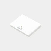 Grapvogel liefhebber's Kokkeliet Post-it® Notes (Schuin)