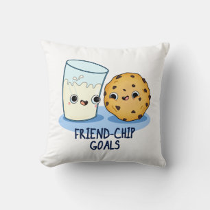 Grapy Milk Cookies Pun Friend-Chip Goals Kussen