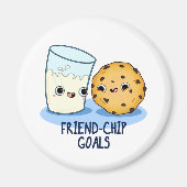 Grapy Milk Cookies Pun Friend-Chip Goals Magneet (Voorkant)