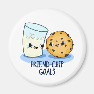 Grapy Milk Cookies Pun Friend-Chip Goals Magneet