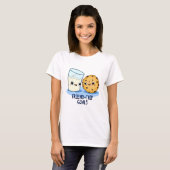 Grapy Milk Cookies Pun Friend-Chip Goals T-shirt (Voorkant volledig)