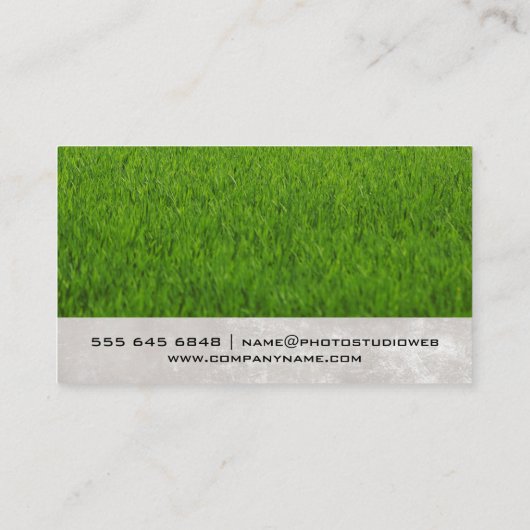 Gras Achtergrond | Gietkan Visitekaartje (Achterkant)