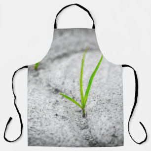 Gras bestratsteen voor poëzie schort