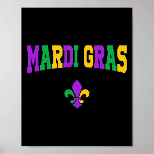 Gras Carnaval kostuum voor mannen en vrouwen Poster (Voorkant)