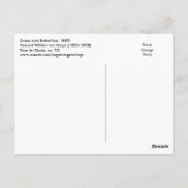 Gras en Butterflies van Gogh Briefkaart (Achterkant)