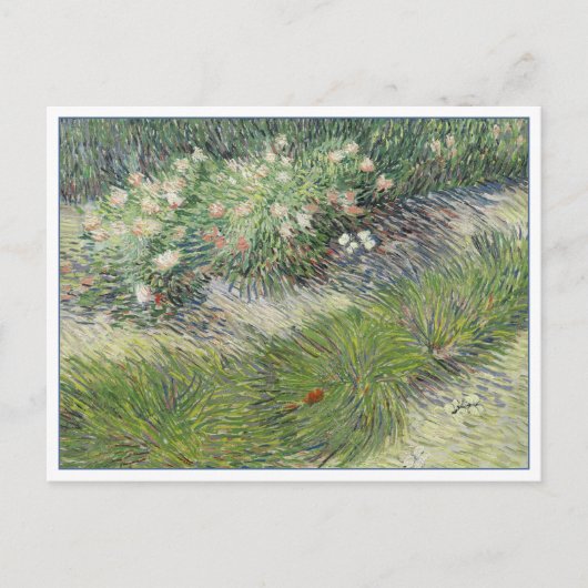 Gras en Butterflies van Gogh Briefkaart (Voorkant)