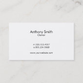 Gras en hout visitekaartje (Achterkant)