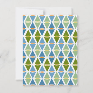 Gras en lucht notitiekaartje