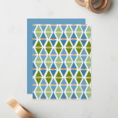 Gras en lucht notitiekaartje (Voorkant / Achterkant in situ)