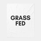 gras fleece deken (Voorkant)