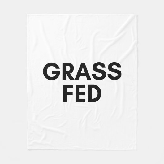gras fleece deken (Voorkant)