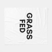 gras fleece deken (Voorkant (Horizontaal))