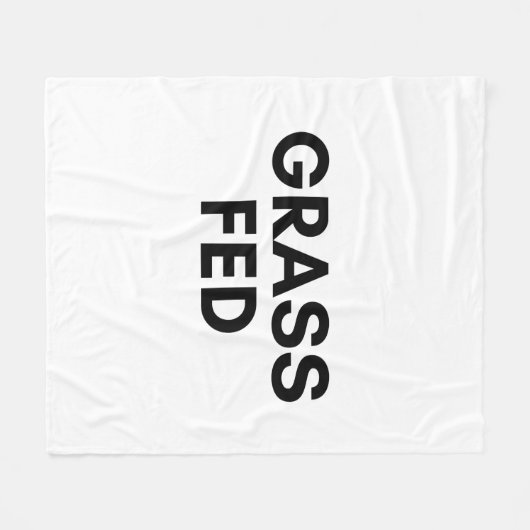 gras fleece deken (Voorkant (Horizontaal))