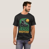 Gras Fluisteraar Landschapsarchitecten Grasmaaier T-shirt (Voorkant volledig)