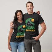 Gras Fluisteraar Landschapsarchitecten Grasmaaier T-shirt (Unisex)