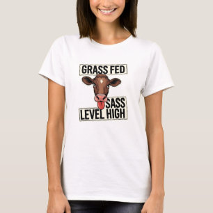 Gras gevoed Sass niveau hoog T-shirt