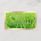 Gras | Goudgrens | QR-code Visitekaartje (Achterkant)