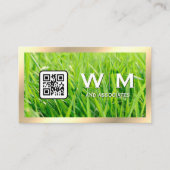 Gras | Goudgrens | QR-code Visitekaartje (Voorkant)