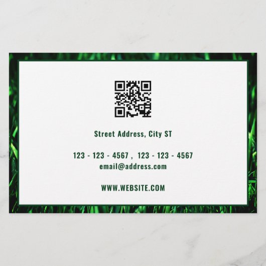 Gras groeien vet flyer (Achterkant)