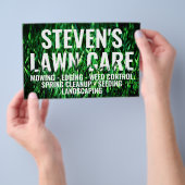 Gras groeien vet flyer (Hand)