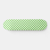 Gras groen geruit  persoonlijk skateboard (Horizontaal)