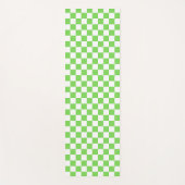 Gras groen geruit yogamat (Voorkant)
