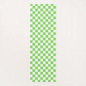 Gras groen geruit yogamat (Achterkant)
