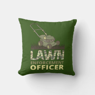 GRAS HANDHAVINGSAMBTENAAR grappig tuin cadeau Kussen