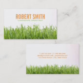 Gras II | Tuinieren, Landscaping Visitekaartje (Voorkant / Achterkant)