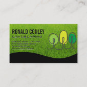 Gras | Illustraties van bomen Visitekaartje (Voorkant)