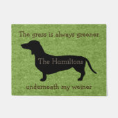 Gras is groener onder mijn weiner deurmat (Voorkant)