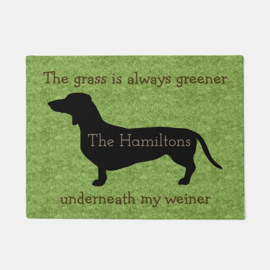 Gras is groener onder mijn weiner deurmat (Voorkant)