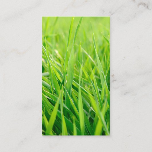 Gras | Landschapsontwerp | Visitekaartje van Garde (Achterkant)