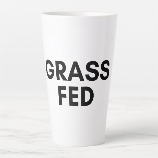gras latte mok (Voorkant)