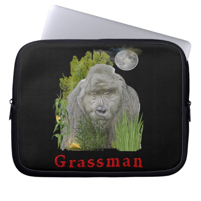 Gras man laptop sleeve (Voorkant)
