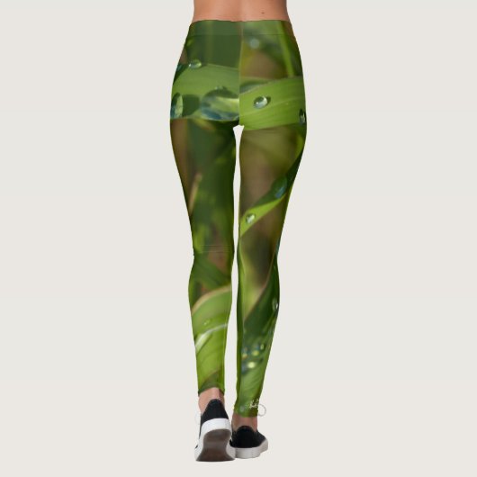 Gras met rosé leggings (Achterkant)