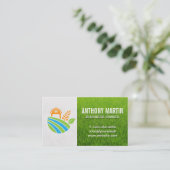 Gras Natuurlijk | Boerderij icoon Visitekaartje (Staand voorkant)