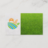 Gras Natuurlijk | Boerderij icoon Visitekaartje (Achterkant)