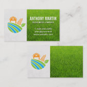 Gras Natuurlijk | Boerderij icoon Visitekaartje (Voorkant / Achterkant)