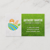 Gras Natuurlijk | Boerderij icoon Visitekaartje (Voorkant)