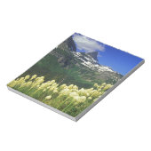 gras op Logan Pass in Glacier National Park Notitieblok (Linkerzijde)