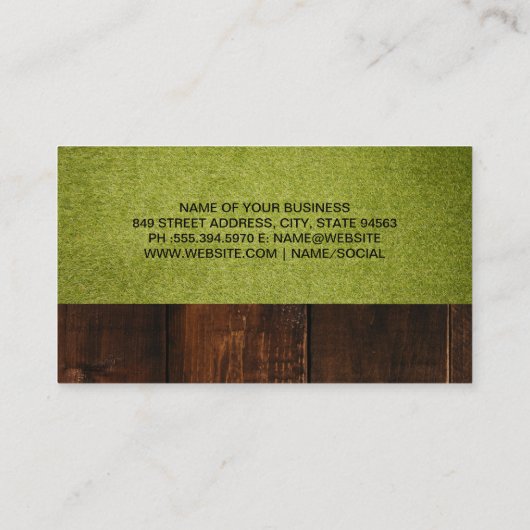 gras | Puppy Visitekaartje (Achterkant)