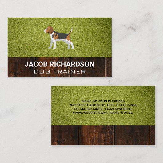 gras | Puppy Visitekaartje (Voorkant / Achterkant)