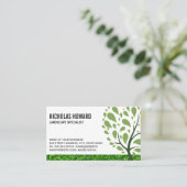 Gras | Stijlvolle boom Visitekaartje (Staand voorkant)