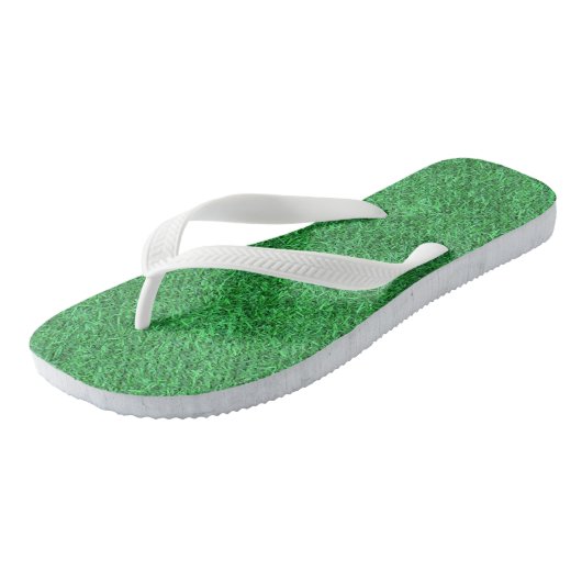 Gras Teenslippers (Schuin)
